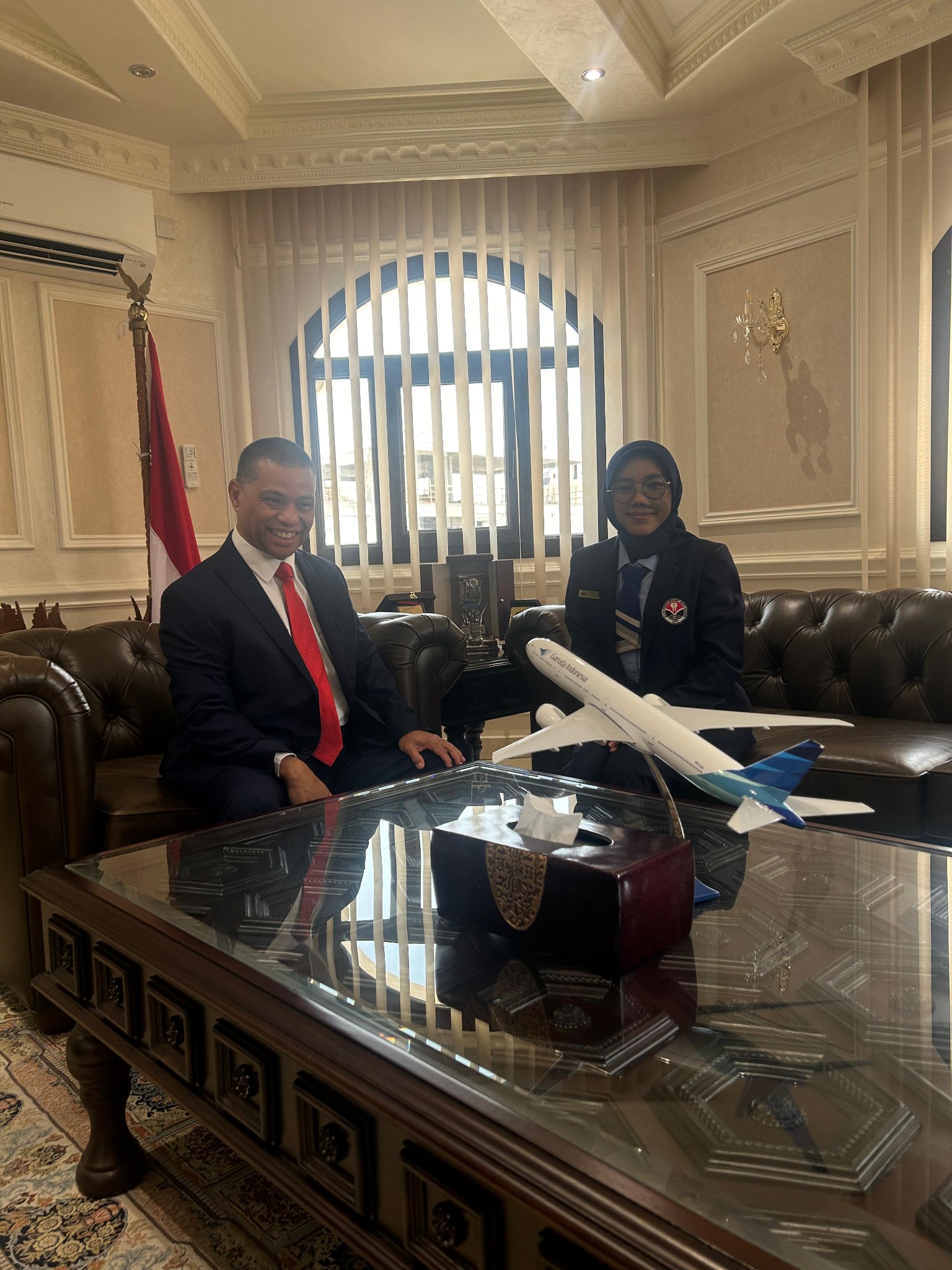 Professional meeting at the Embassy of Indonesia in Doha