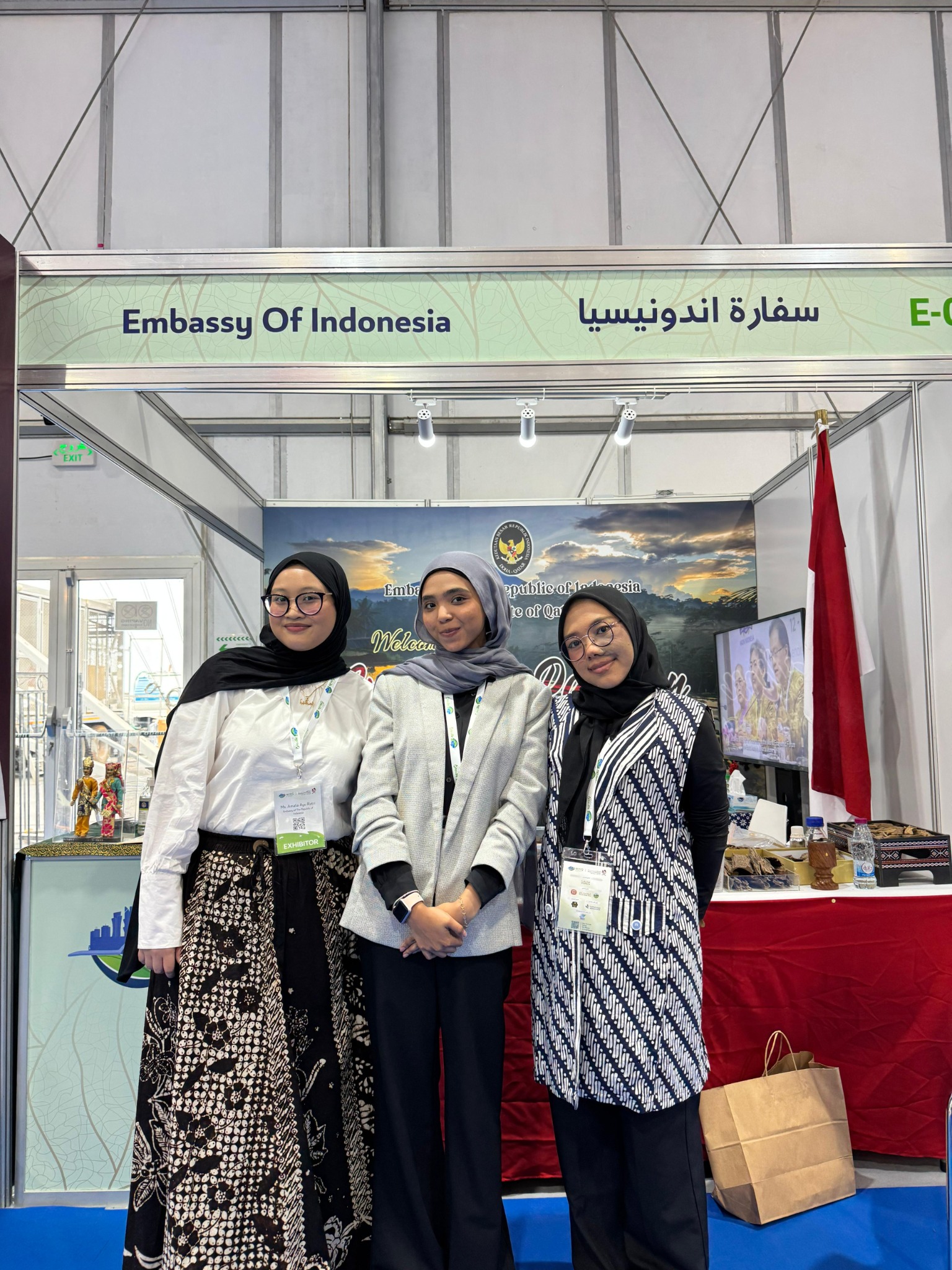 Embassy of Indonesia exhibition booth