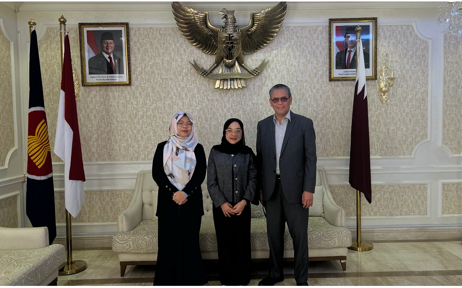 Professional moment at the Embassy