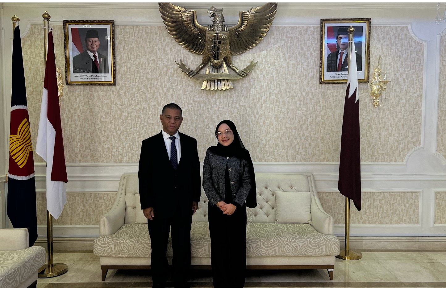Professional moment at the Embassy