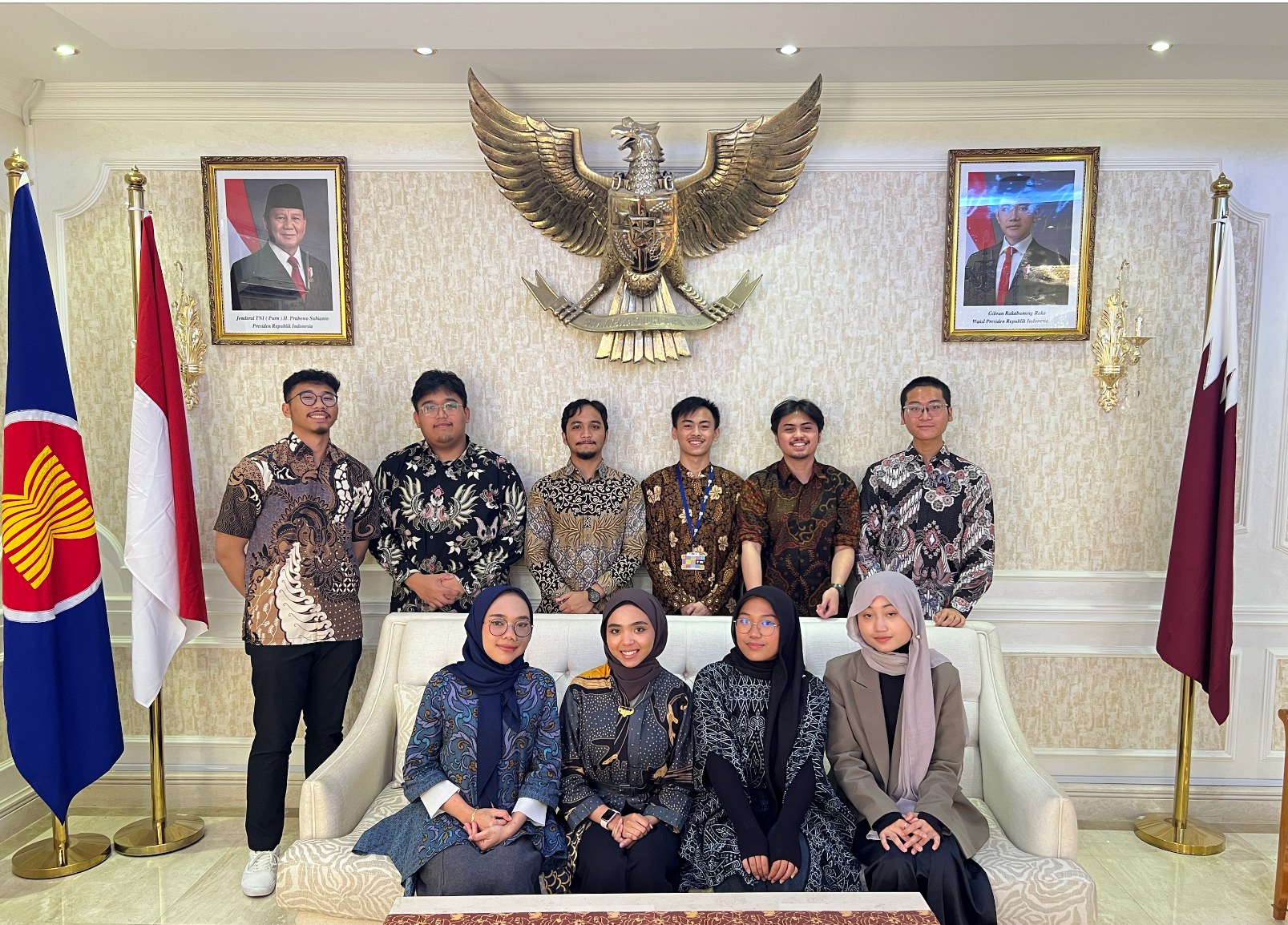 KBRI internship team and colleagues